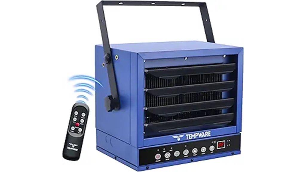 powerful electric garage heater