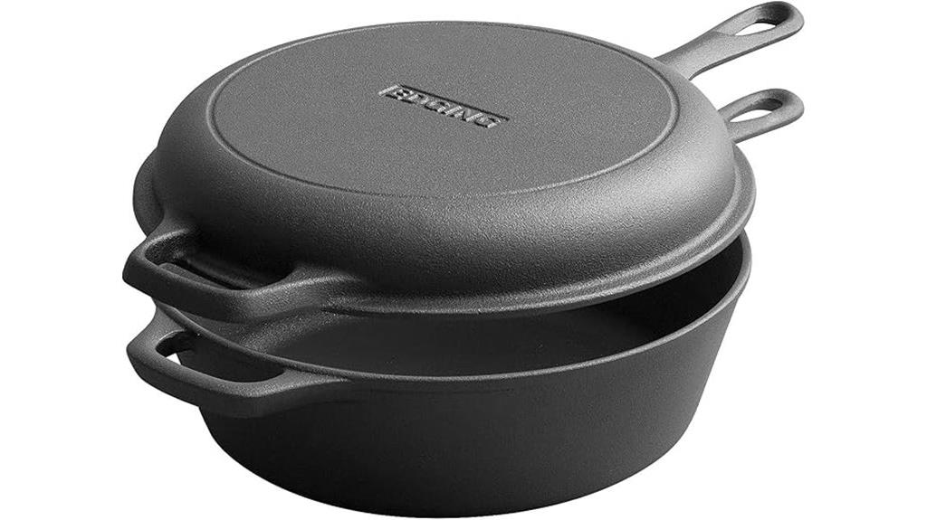 pre seasoned cast iron set