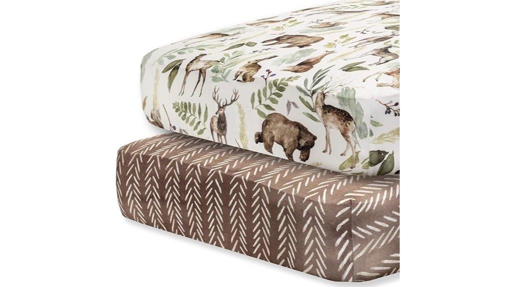 premium fitted crib sheets