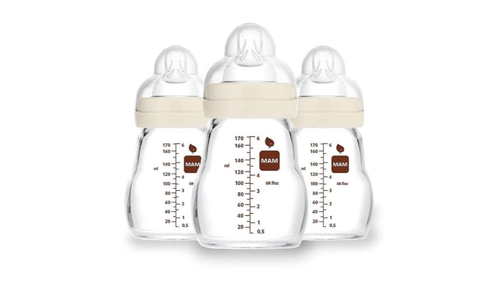 premium glass baby bottles