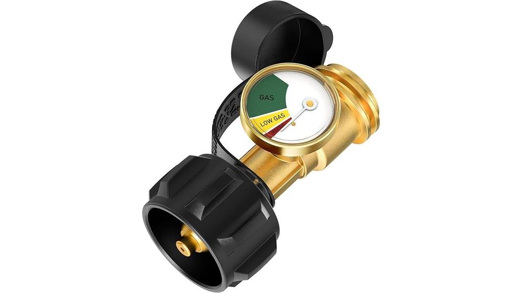 propane tank gauge connector