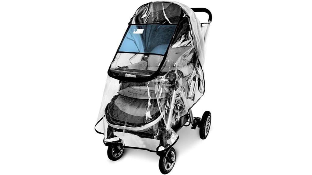protects stroller from rain