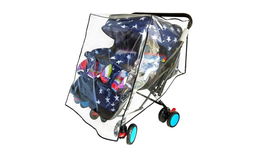 rain cover for double stroller