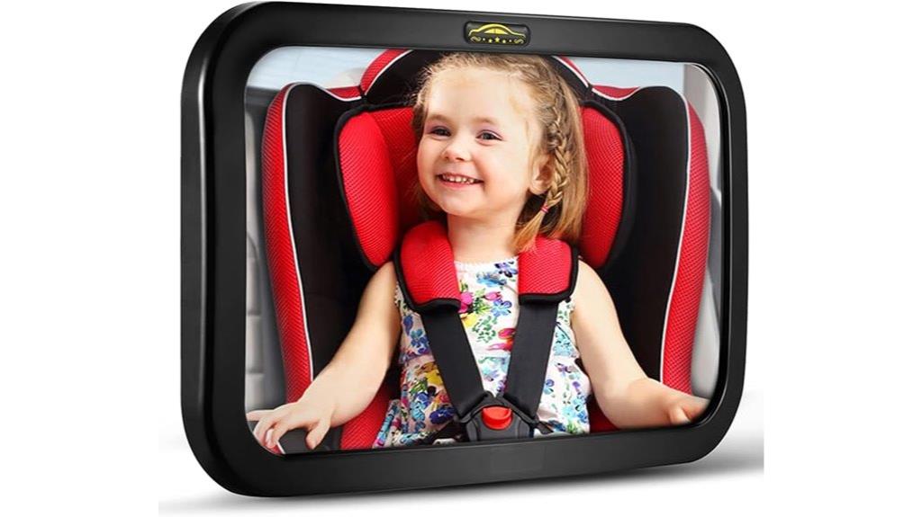 rear facing baby car mirror
