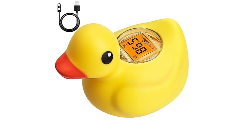rechargeable baby bath thermometer