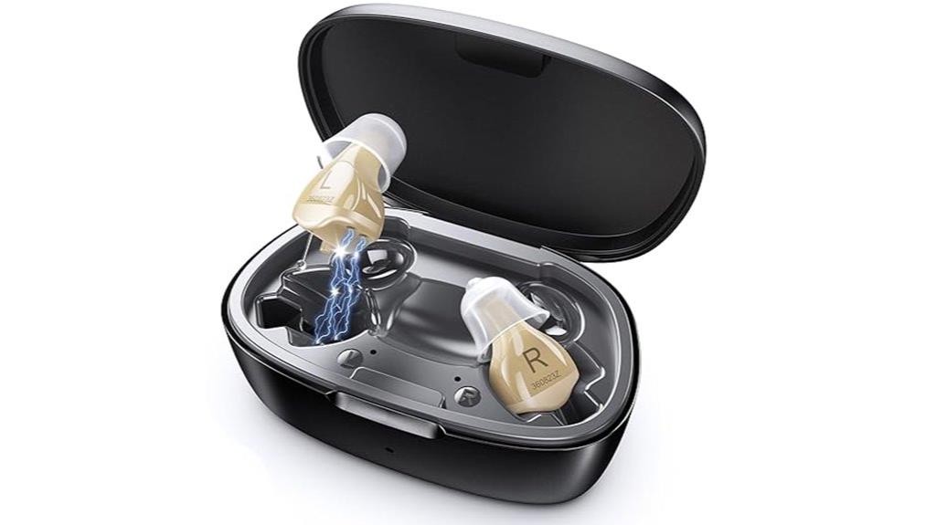 rechargeable hearing aids case