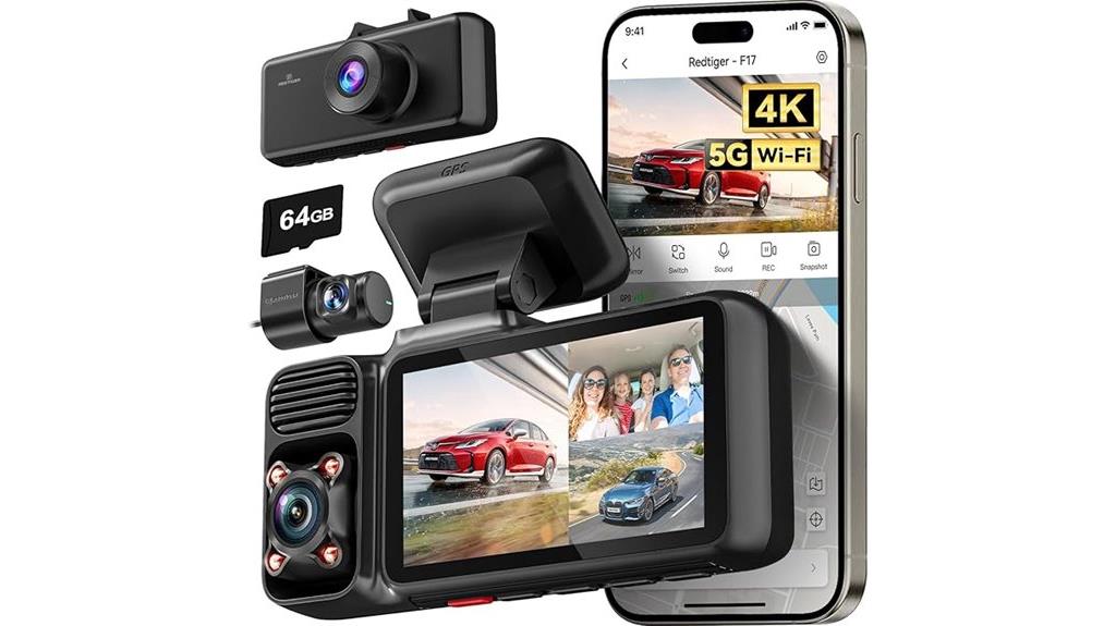 redtigf17 4k dash cam