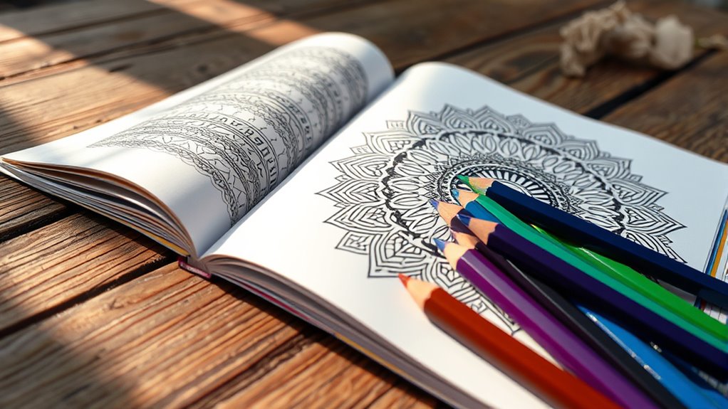 relaxing mandala coloring books