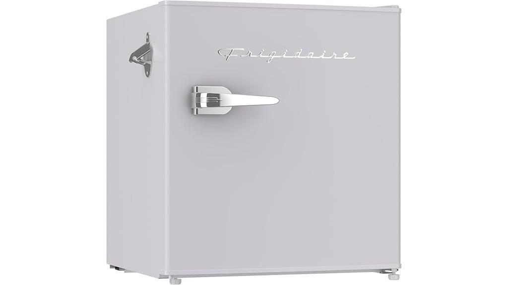 retro mini fridge with opener