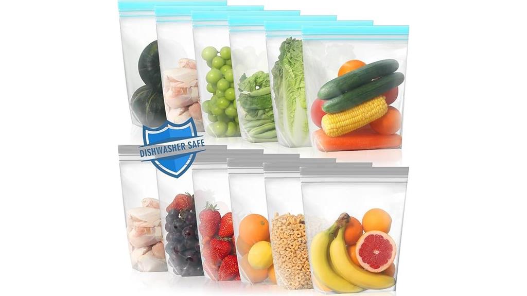 reusable large freezer storage bags