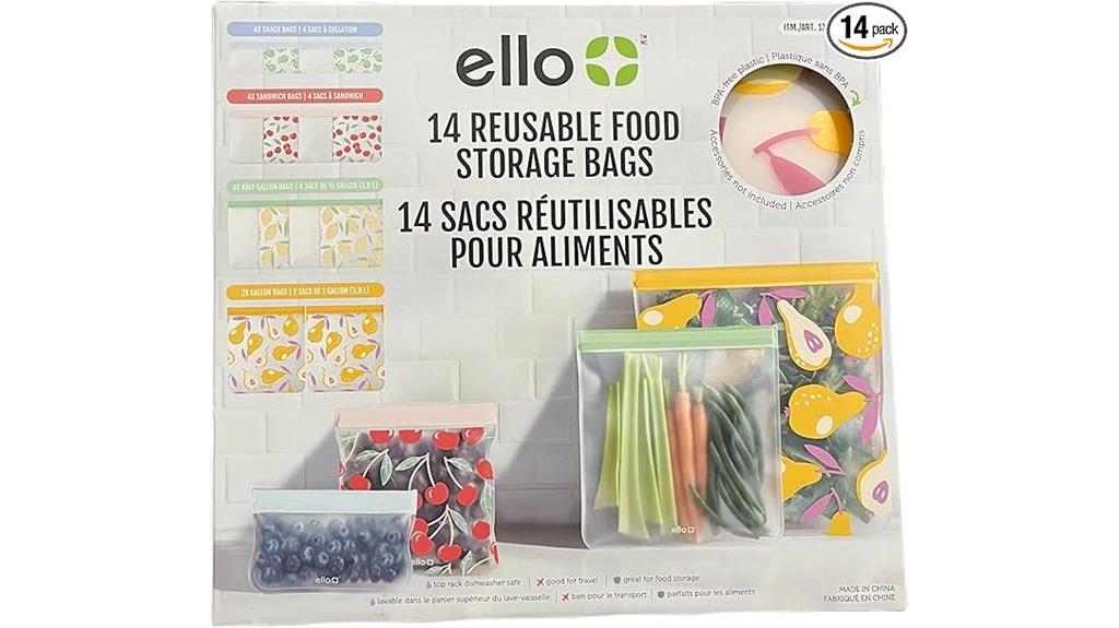 reusable produce bags set