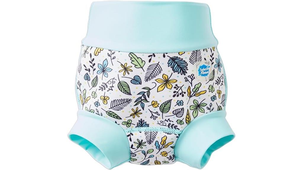 reusable swim diaper fallen leaves