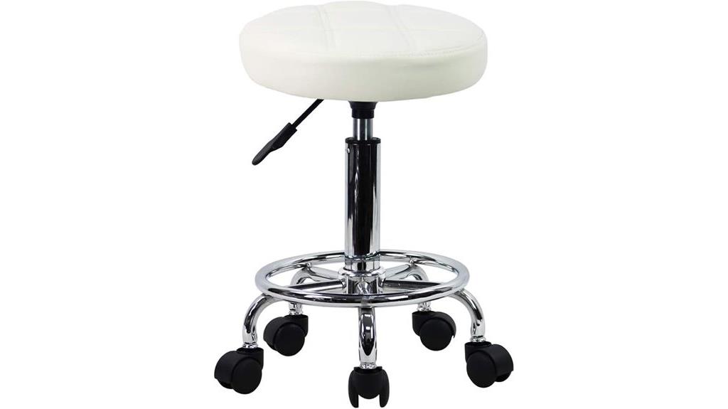 rolling stool with wheels