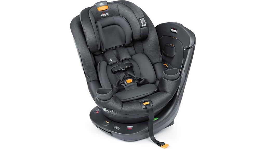 rotating cleartex convertible seat