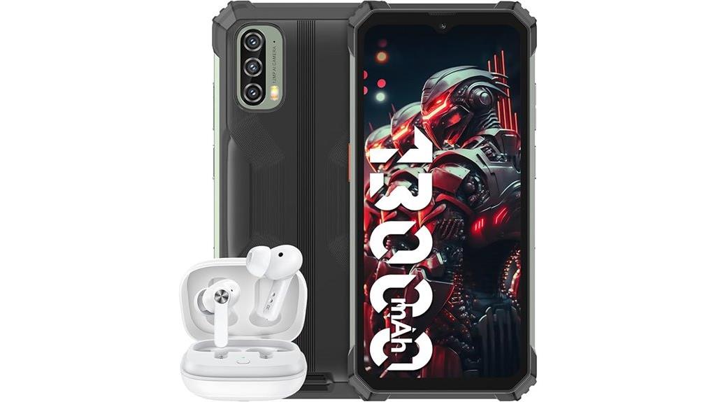 rugged smartphone 13000mah battery