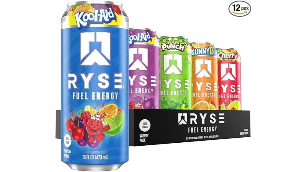 ryse 12 pack energy drink