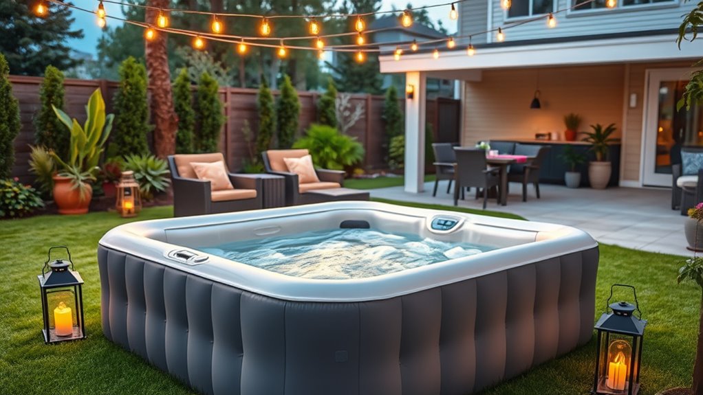 selecting ideal inflatable hot tub