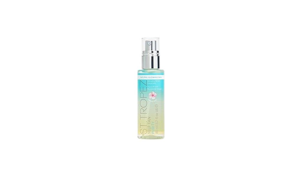 self tan face mist with hyaluronic