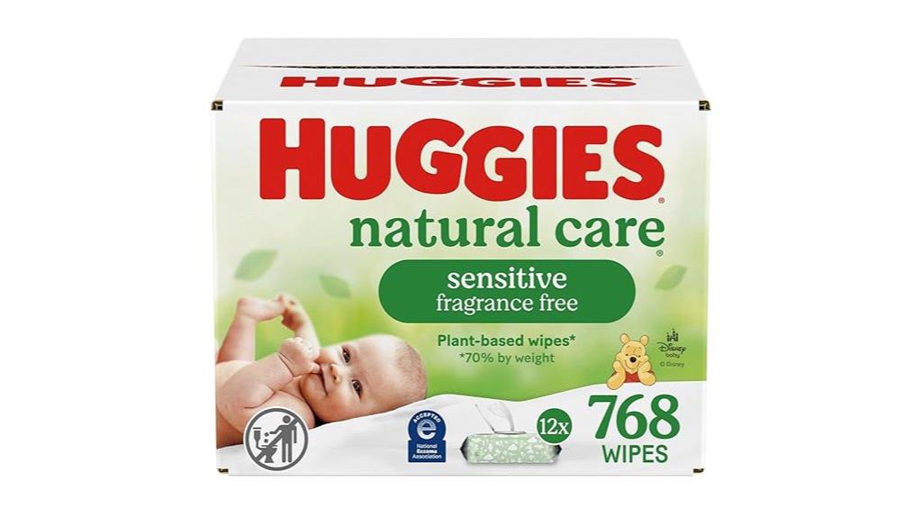 sensitive baby wipes pack