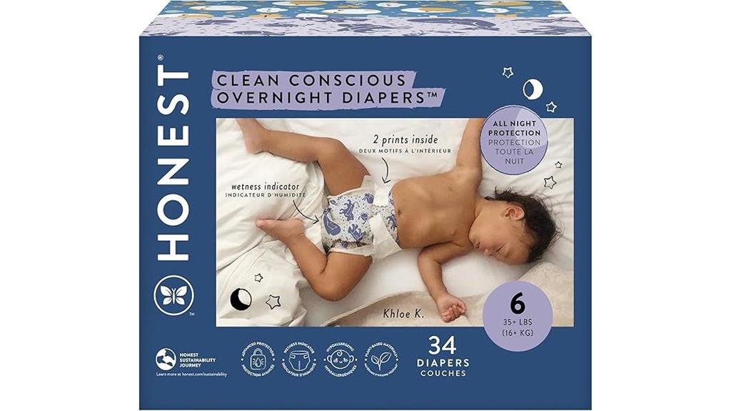 sensitive skin overnight diapers