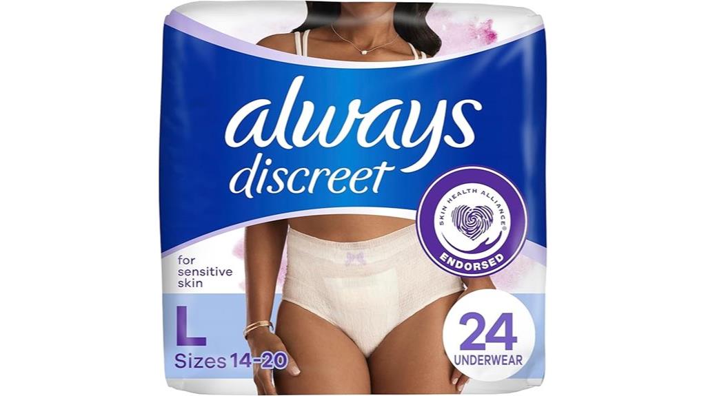 sensitive skin underwear 24 pack