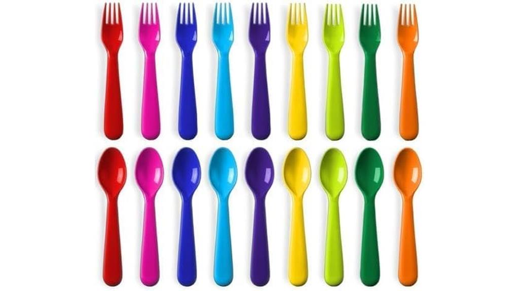 set of 18 toddler utensils
