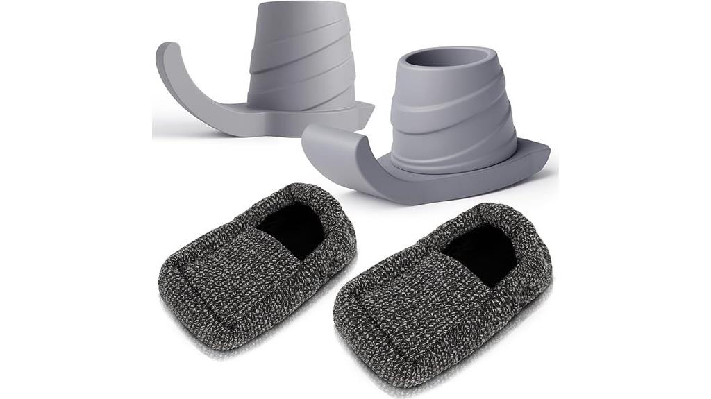 set of four ski glides