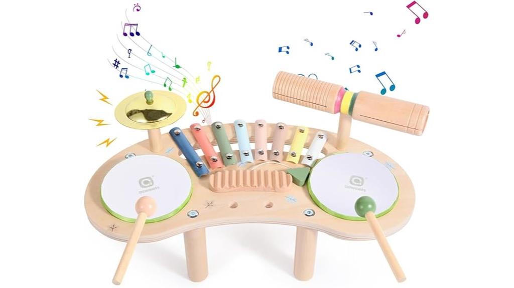 seven in one toddler drum set
