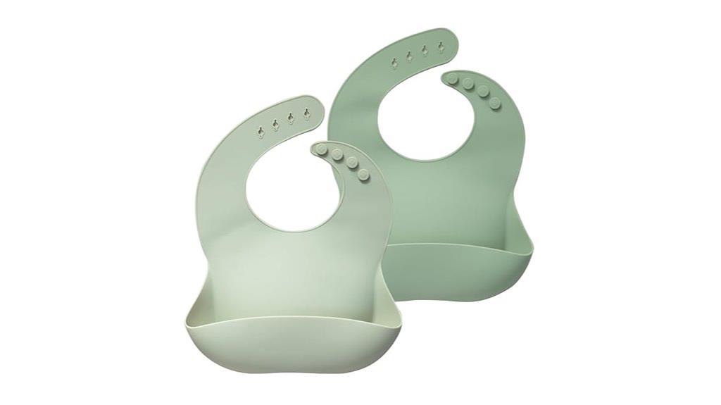 silicone baby bibs set