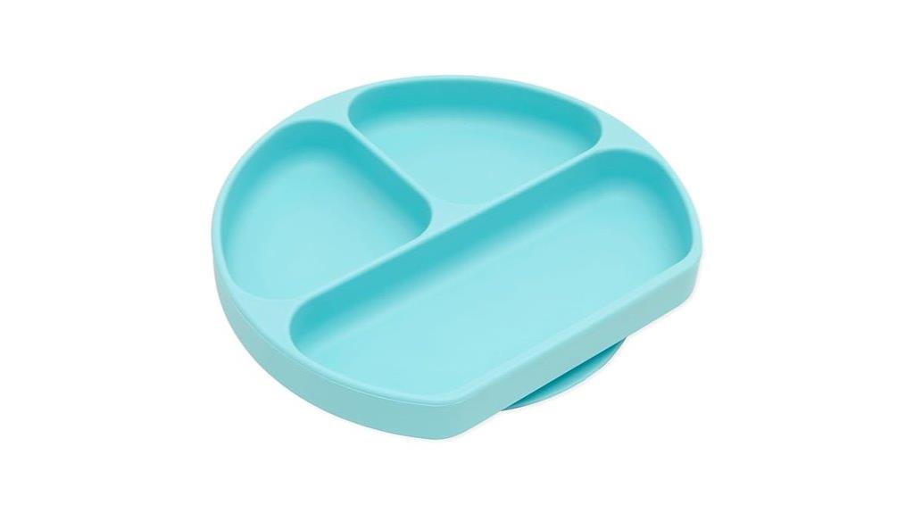 silicone baby divided plate