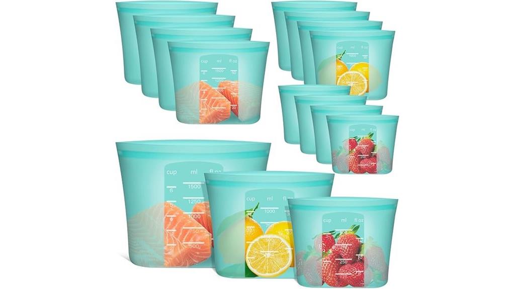 silicone food storage pack