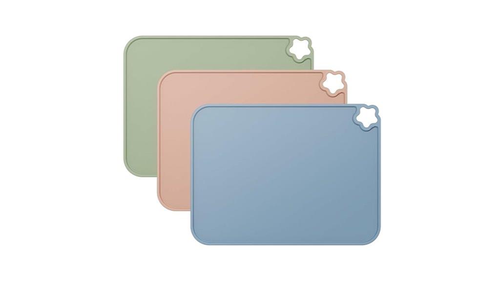 silicone kids placemat set