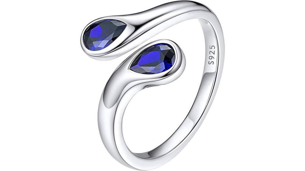 silver women s birthstone ring