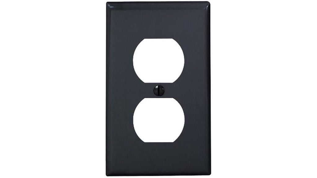 single gang wallplate receptacle
