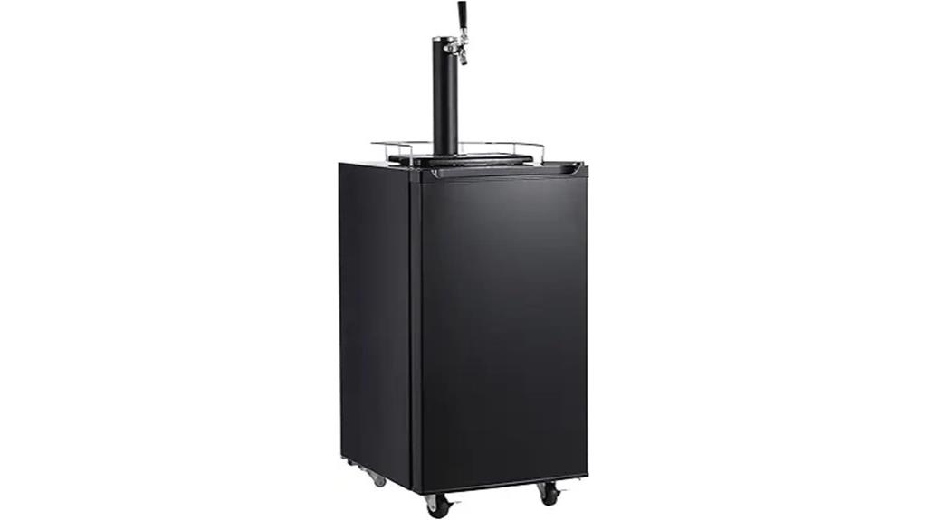 single tap draft dispenser