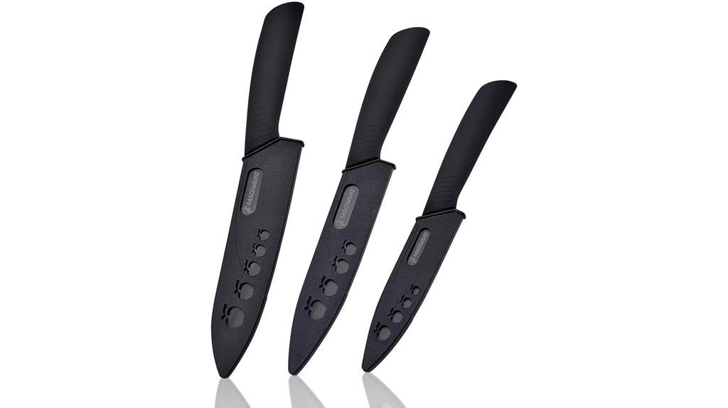 six five four inch ceramic knives