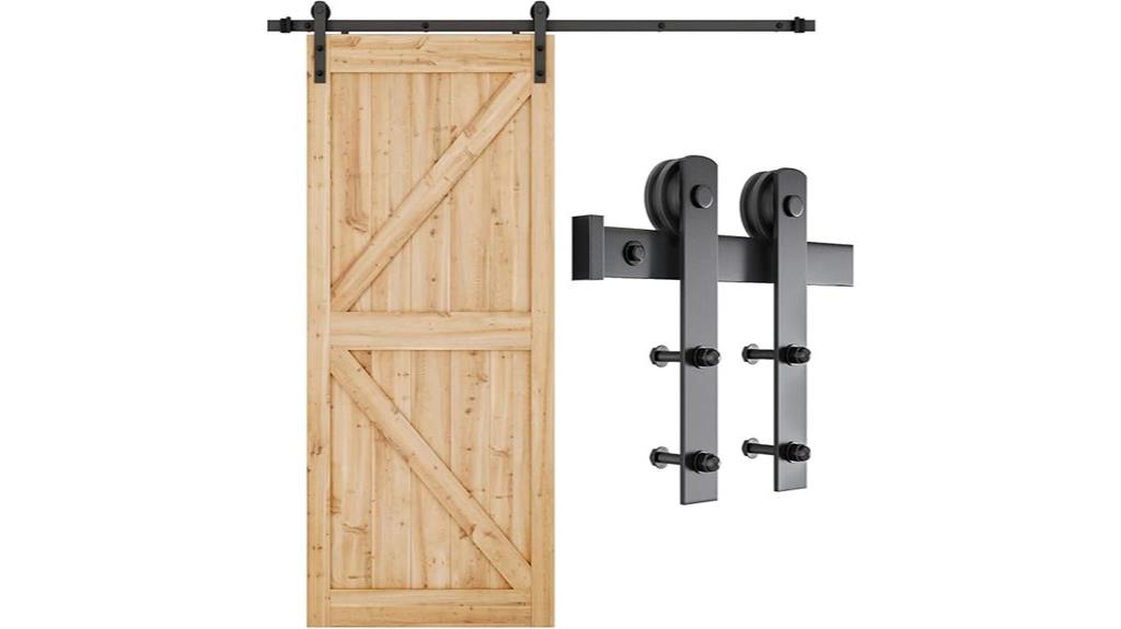 six foot barn door kit