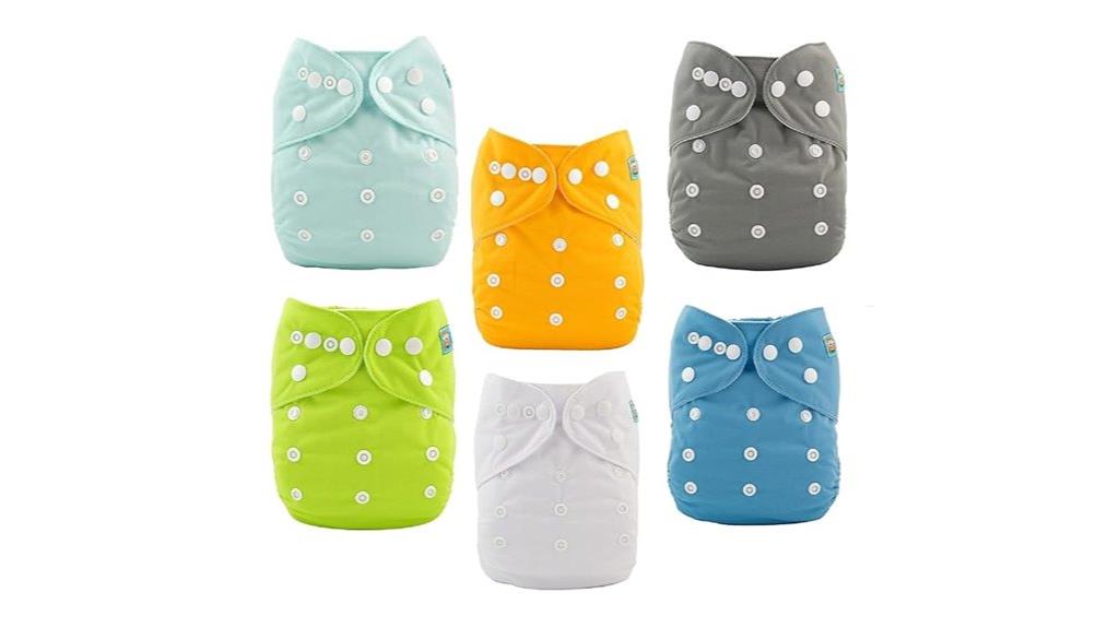 six pack cloth diapers