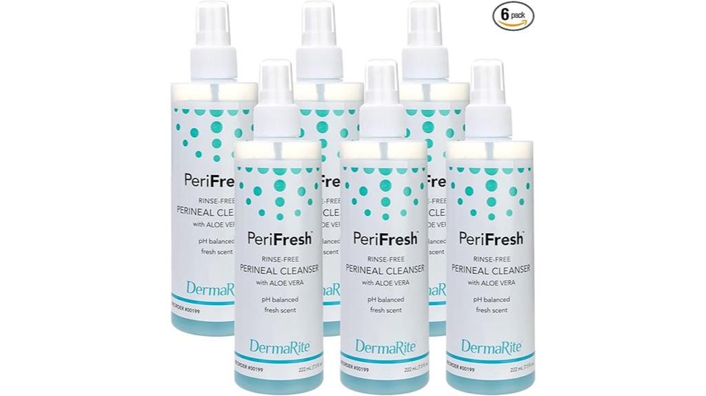 six pack peri cleanser wipes