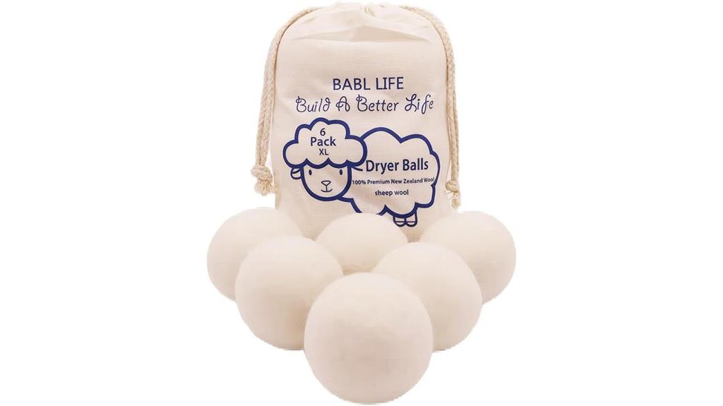 six pack wool dryer balls