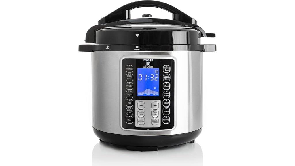 six quart lcd pressure cooker
