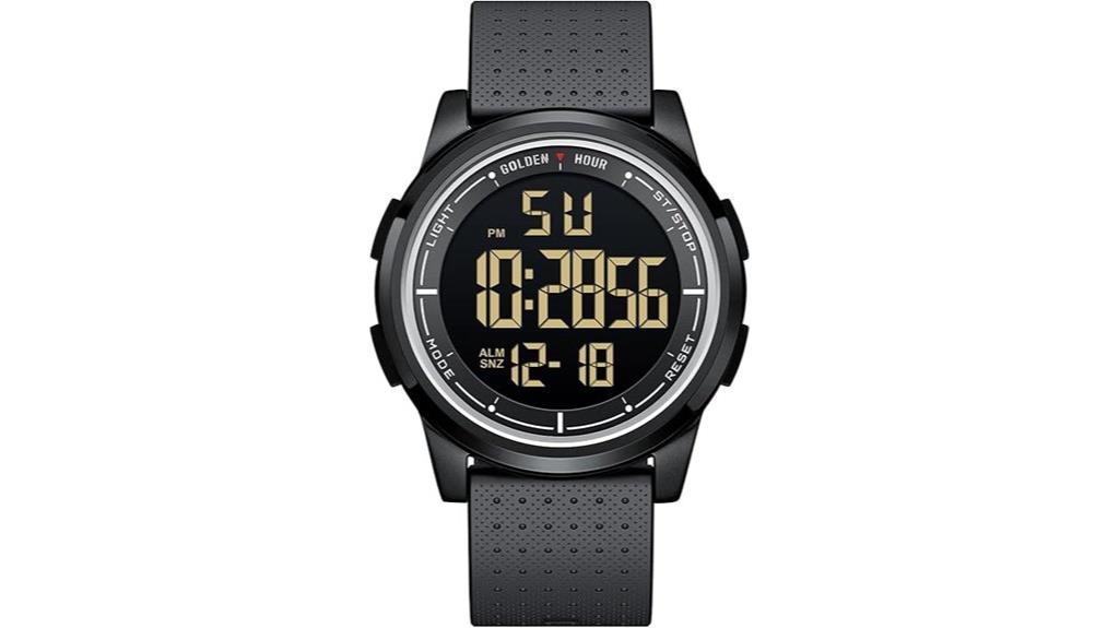 slim waterproof sports watch
