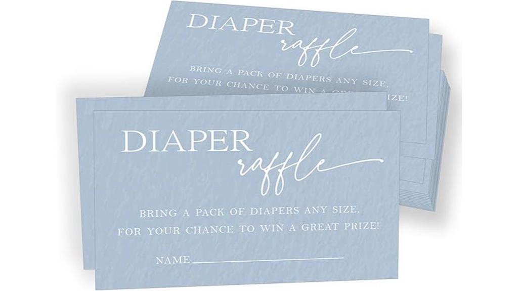 small diaper raffle tickets
