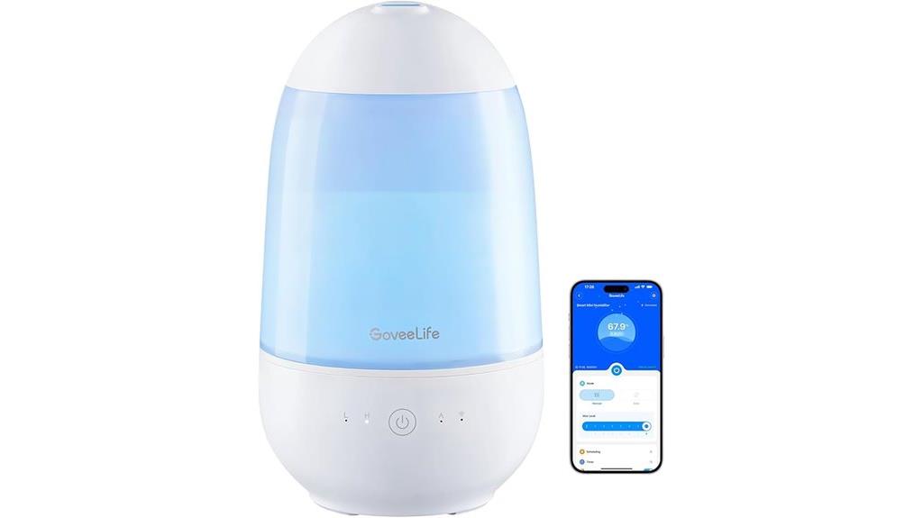 smart bedroom humidifier control