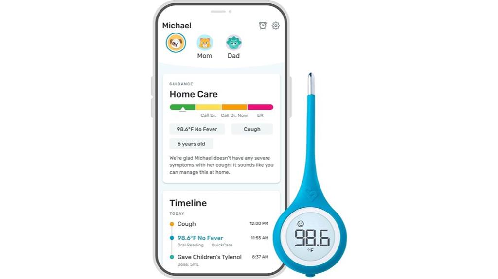smart digital fever thermometer