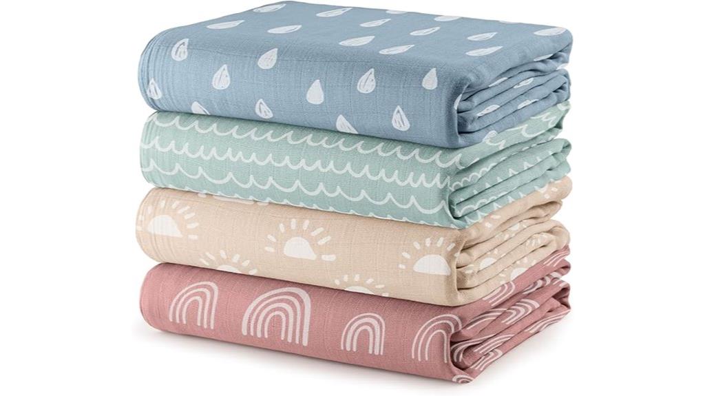 soft breathable swaddle set