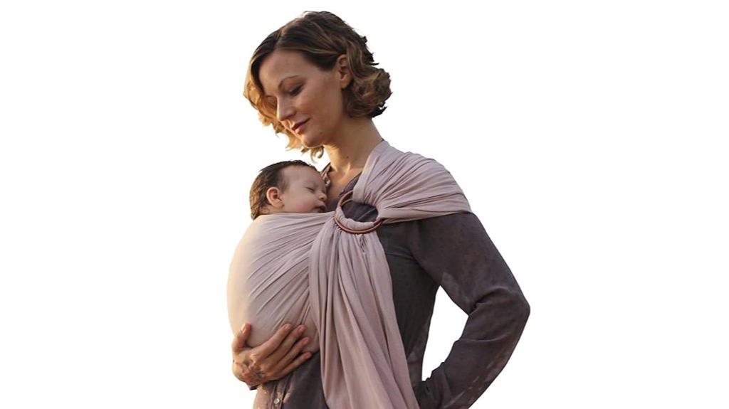 soft linen baby carrier