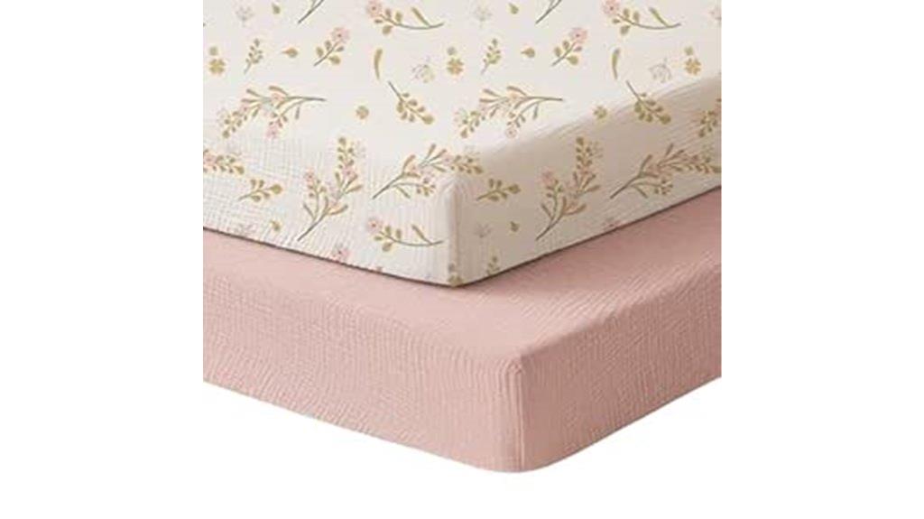 soft muslin crib sheets