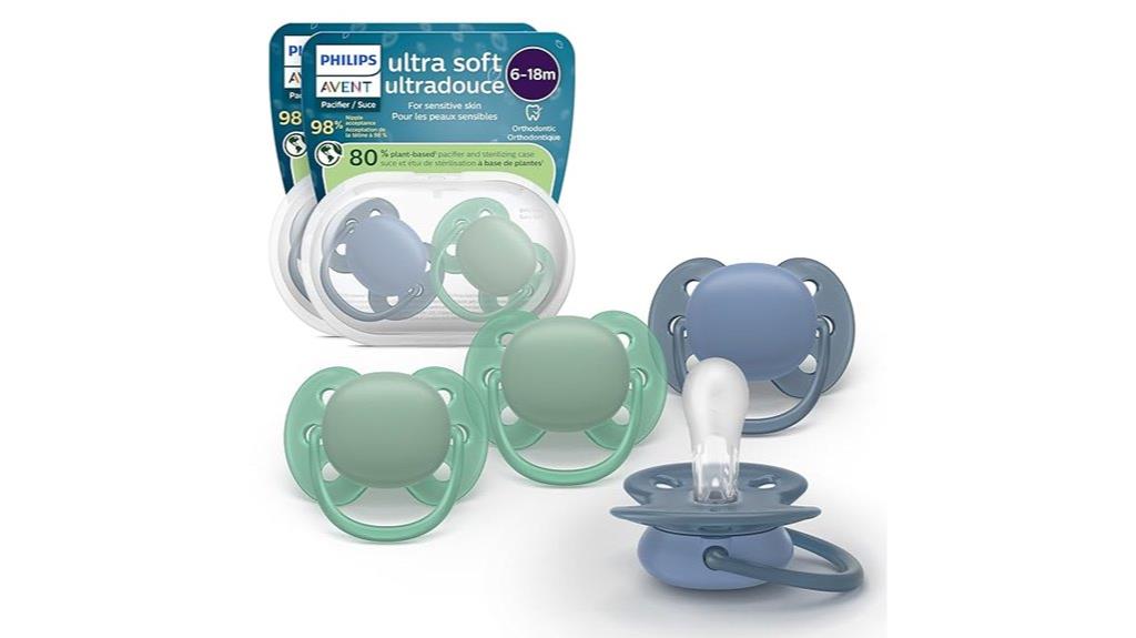 soft silicone baby pacifiers