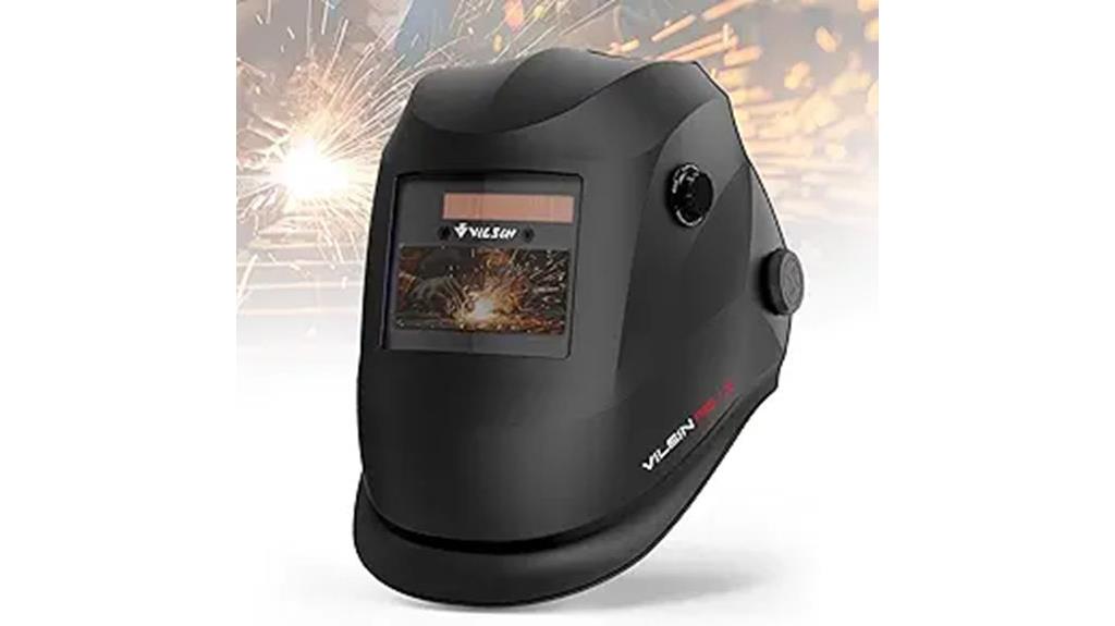 solar powered auto darkening helmet